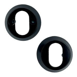 Cylinderring dobb 1476/76 Oval cyl. Sort Lak cc30 Ø54 11mm