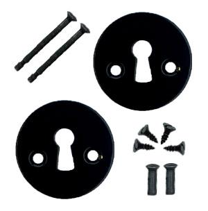 Nøgleskilt 1981 Plan Sort cc27 Ø50mm