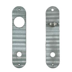 Langskilte sæt LA47 GCV inkl. kop NiS cc105 ø15 215x47x2mm