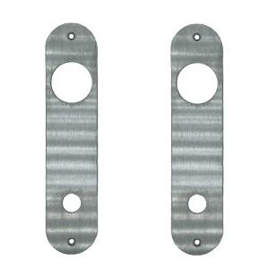 Langskilte sæt LA47 GCC inkl. kop NiS cc105 ø15 215x47x2mm