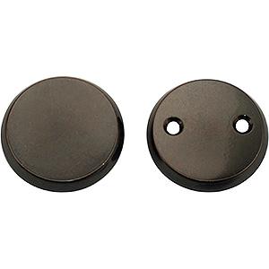 Blindskilte Sæt 1475 m/M5-skruer Sort   cc30 Ø52mm