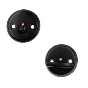 Toiletbesætning 4182 f/Assa Sort cc30 Ø50mm