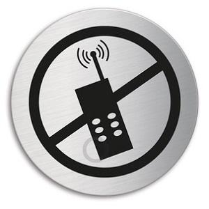 Skilt Rund Symbol 7044 Mobil Forbudt Rs Ø60mm