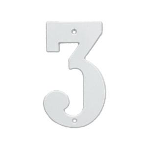 Husnummer 572 3 Hvid 140mm