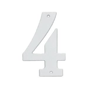 Husnummer 572 4 Hvid 140mm