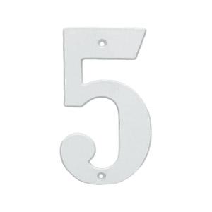 Husnummer 572 5 Hvid 140mm