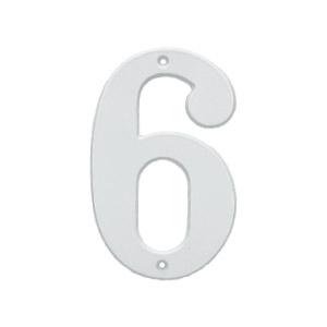 Husnummer 572 6 Hvid 140mm