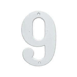 Husnummer 572 9 Hvid 140mm
