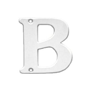 Bogstav 572 B Hvid 78mm