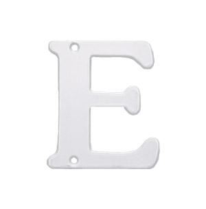 Bogstav 572 E Hvid 78mm