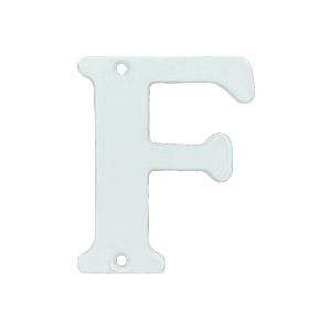 Bogstav 572 F Hvid 78mm