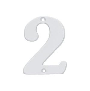 Husnummer 565 2 Hvid 78mm