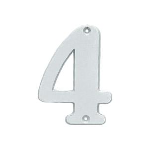 Husnummer 565 4 Hvid 78mm