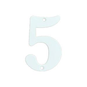 Husnummer 565 5 Hvid 78mm