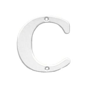 Bogstav 565 C Hvid 78mm