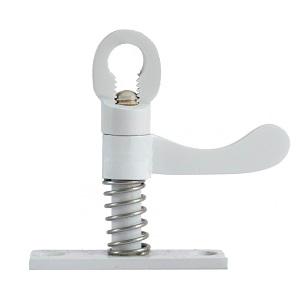 Vrider 5060S Enkelt m/Firkant Fodplade Hvid Lak