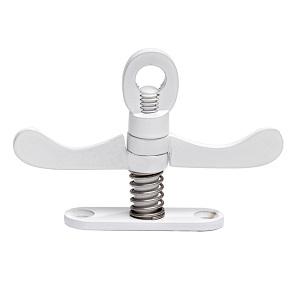 Vrider 5063R Dobbelt Delbar m/Rund Fodplade Hvid Lak