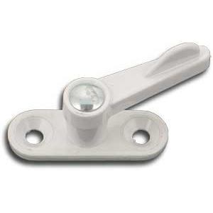 Vrider 50 Enkelt m/Rund Fodplade Hvid  10mm