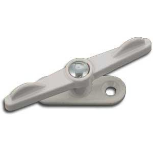 Vrider 51 Dobbelt m/Rund Fodplade Hvid 10mm