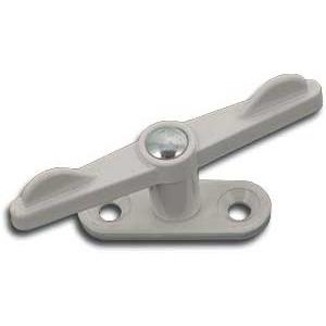 Vrider 51 Dobbelt m/Rund Fodplade Hvid Lak 15mm