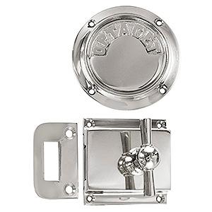 Toiletlås m/markering DSB optaget/fri t/udadgående døre Ni