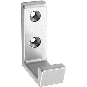 Frakkekrog 0139 m/2 skruehuller Alu Natur cc20mm