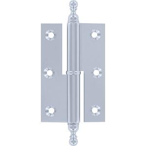 Skabshængsel Firkant m/figur Højre Kr   Ø8 60x40mm