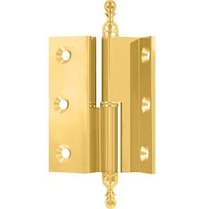 Skabshængsel Forkrøbet m/figur Højre MP   Ø6 60x32mm