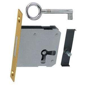 Møbellås 663-25mm H+V incl Nøgle MS Elz S12x75mm