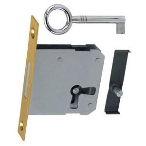 Møbellås 663-35mm H+V incl Nøgle MS Elz S12x75mm