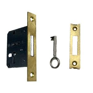 Møbellås Museøre 2131-25mm V incl Nøgle MS Elz S15x85mm