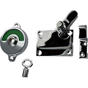 Toiletlås m/markering indadgående 1018 Lige Kr cc65 Ø57mm