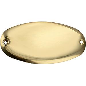Navneskilt 1490 Oval MP 120x60mm