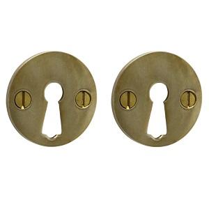 Nøgleskilt Plan uden klap MPU Ø38mm