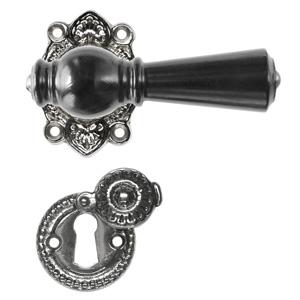 Dørgreb Østerbro 670 m/træskruer (1670T) Sort Ni