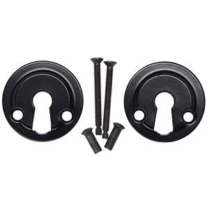 Nøgleskilt 1771-A Sort Lak Ø45mm