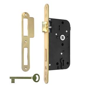 Mellemdørlås SINA Rund Stolpe H/V D55 MPU cc72 235x24mm