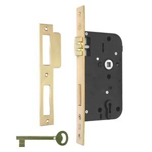 Mellemdørlås SINA Firkant Stolpe H/V D55 MPU cc72 235x24mm