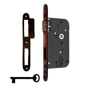 Mellemdørlås SINA Rund Stolpe H/V D55 BB cc72 235x24mm