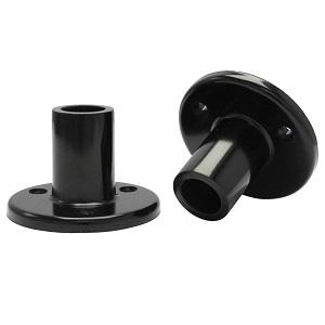 Bakelit Roset Torpedo t/gamle døre Sort   cc30 Ø50mm