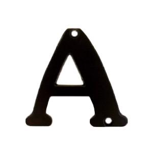 Bogstav 565 A Sort Lak 78mm