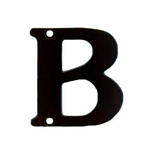 Bogstav 565 B Sort Lak 78mm