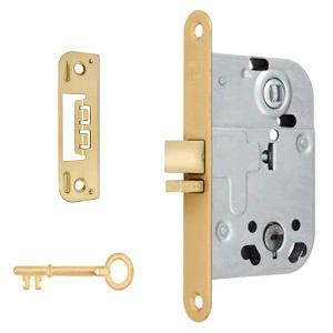 Mellemdørlås 2014 inkl. slutblik & nøgle MSU D45 cc72 20x1