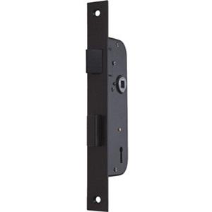 Mellemdørlås REX 37 Venstre inkl. slutblik & nøgle D40 Brun