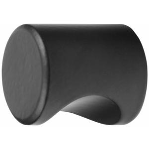 Møbelknop 3731 Cylindrisk Sort   23x20mm