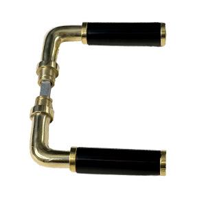 Dørgreb Funkis 383 u/besætning MPU Sort Bakelit Ø20mm