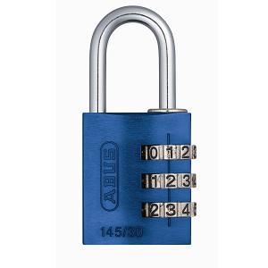 Hængelås 145/30 SB Kode Blå Alu 30mm