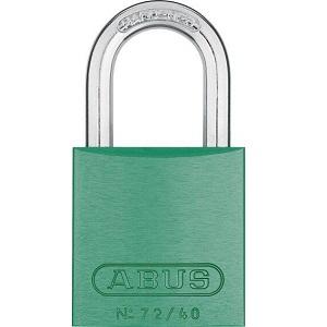 Hængelås 72/40 Grøn Alu 40mm