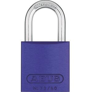 Hængelås 72/40 Lilla Alu 40mm