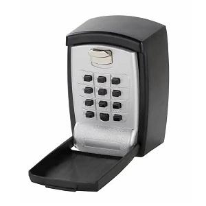 Nøgleboks 14.08 m/Trykknap Sort